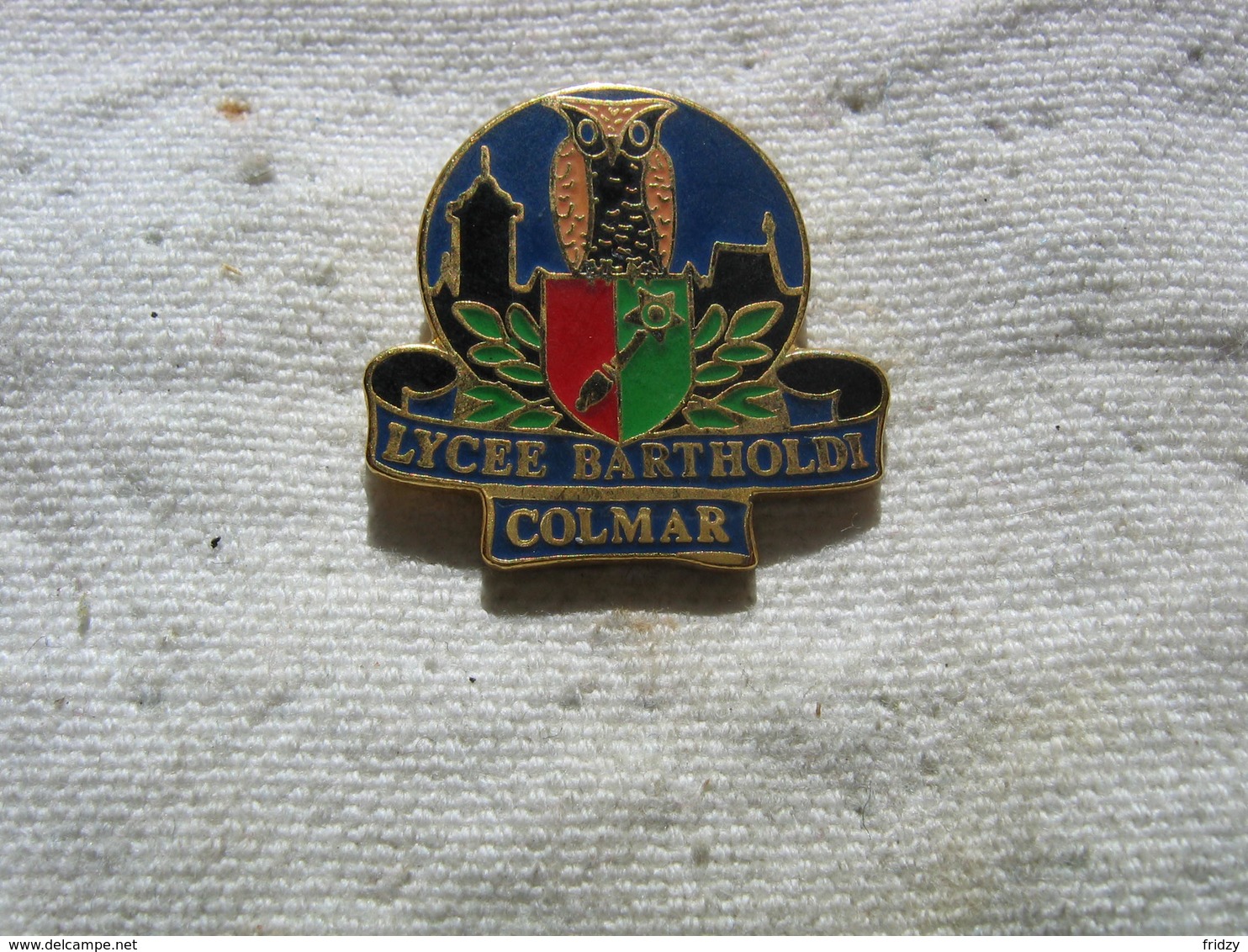 Pin's Du Lycée BARTHOLDI De La Ville De Colmar - Administrations