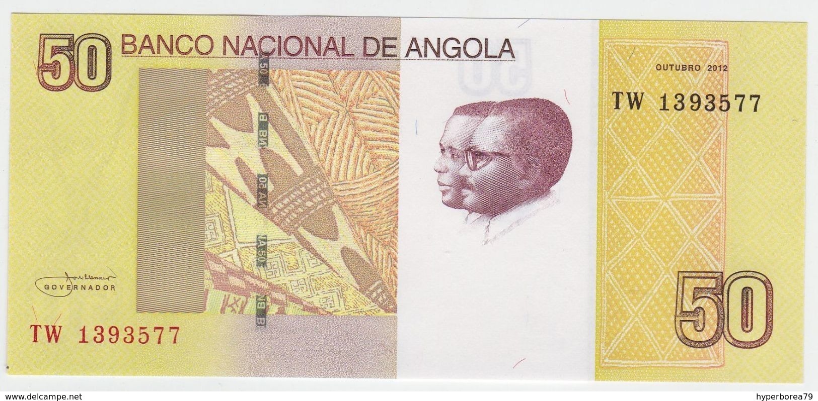 Angola NEW - 50 Kwanzas Oct 2012 ( 2017 ) - UNC - Angola
