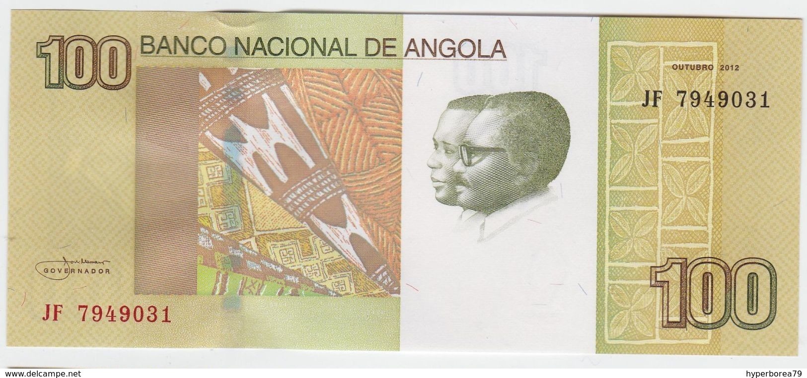 Angola NEW - 100 Kwanzas Oct 2012 ( 2017 ) - UNC - Angola