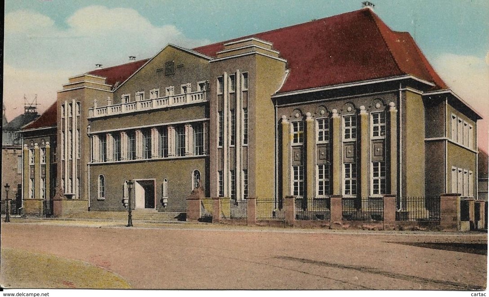 D67 - HAGUENAU - ECOLE COMMERCIALE - Carte Colorisée - Haguenau