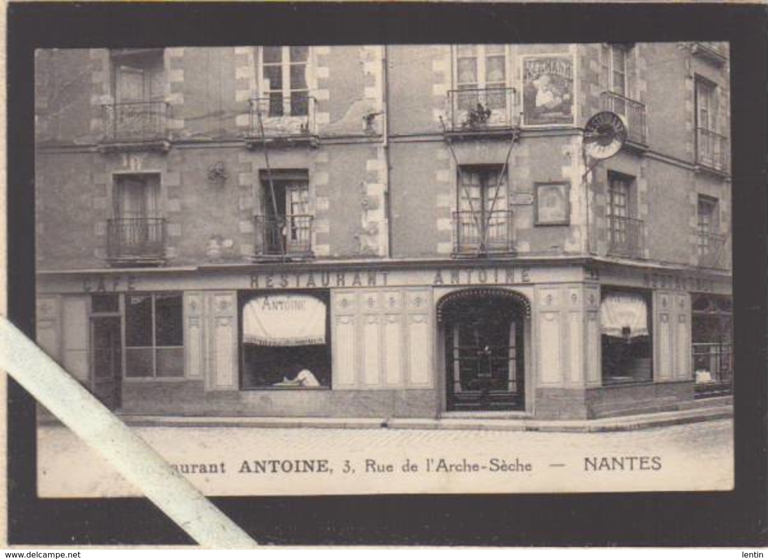 Nantes - Rue De L'Arche Seche, Café Restaurant Antoine - Nantes