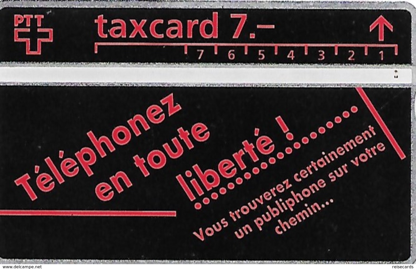 PTT: V-18C 208L FD Genève - Téléphonez En Toute Liberté - Suiza