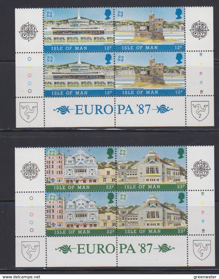 Europa Cept 1987 Isle Of Man 4v (pair) ** Mnh (40934M) - 1987