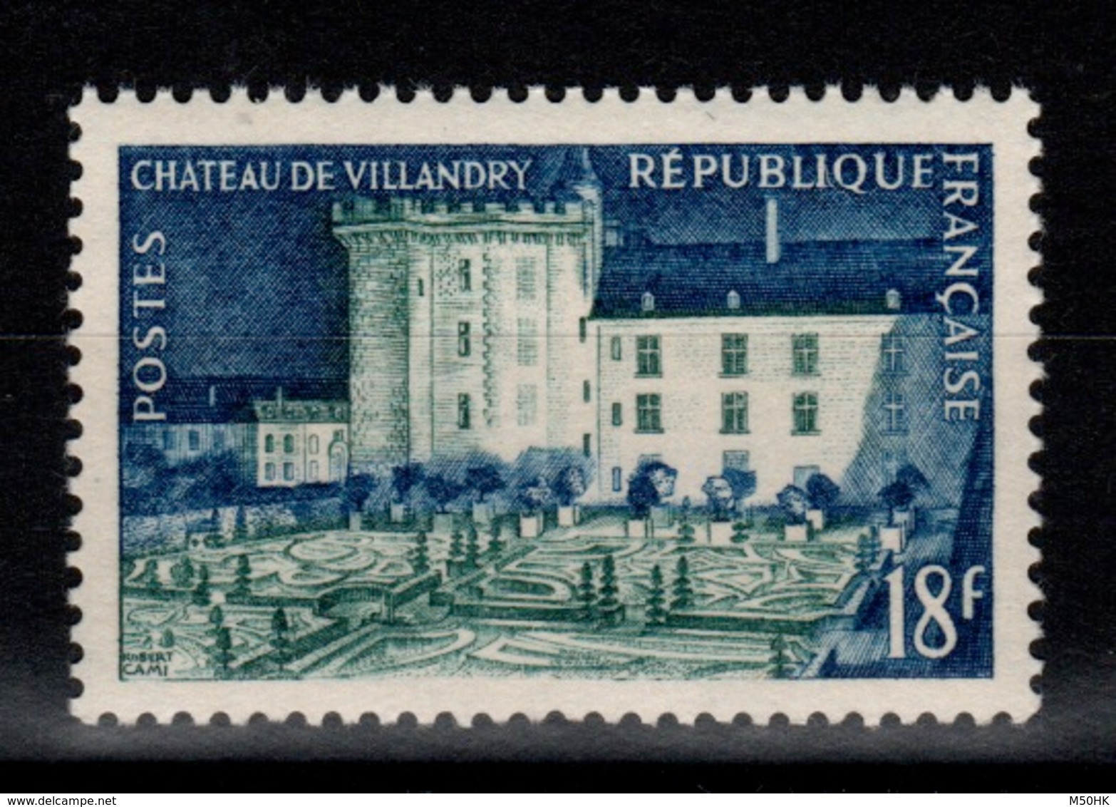1954 YV 995 N** Villandry Cote 6 Eur - Unused Stamps