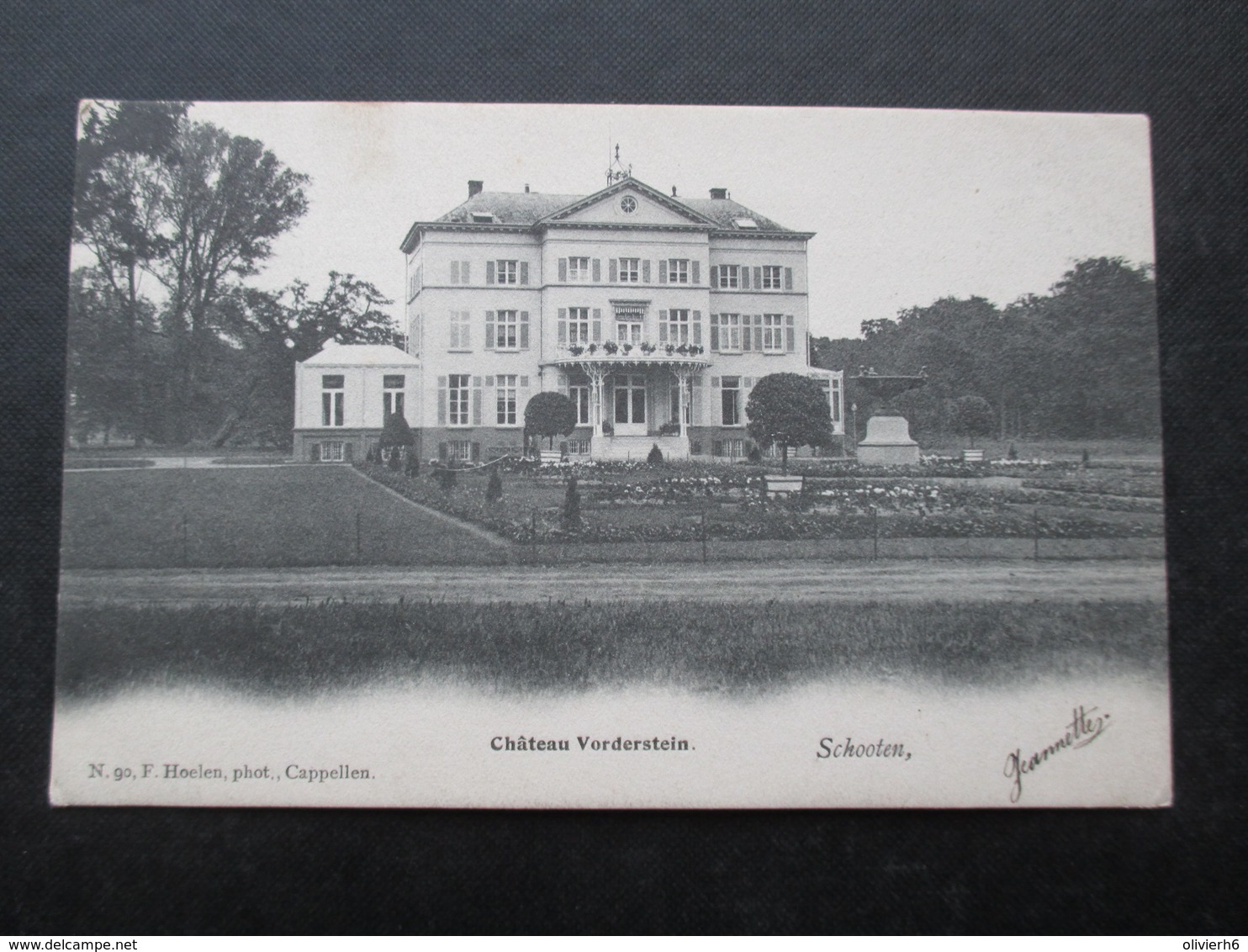 CP BELGIQUE (M1818) SCHOOTEN SCHOTEN (2 VUES) Chateau Vorderstein - Schoten