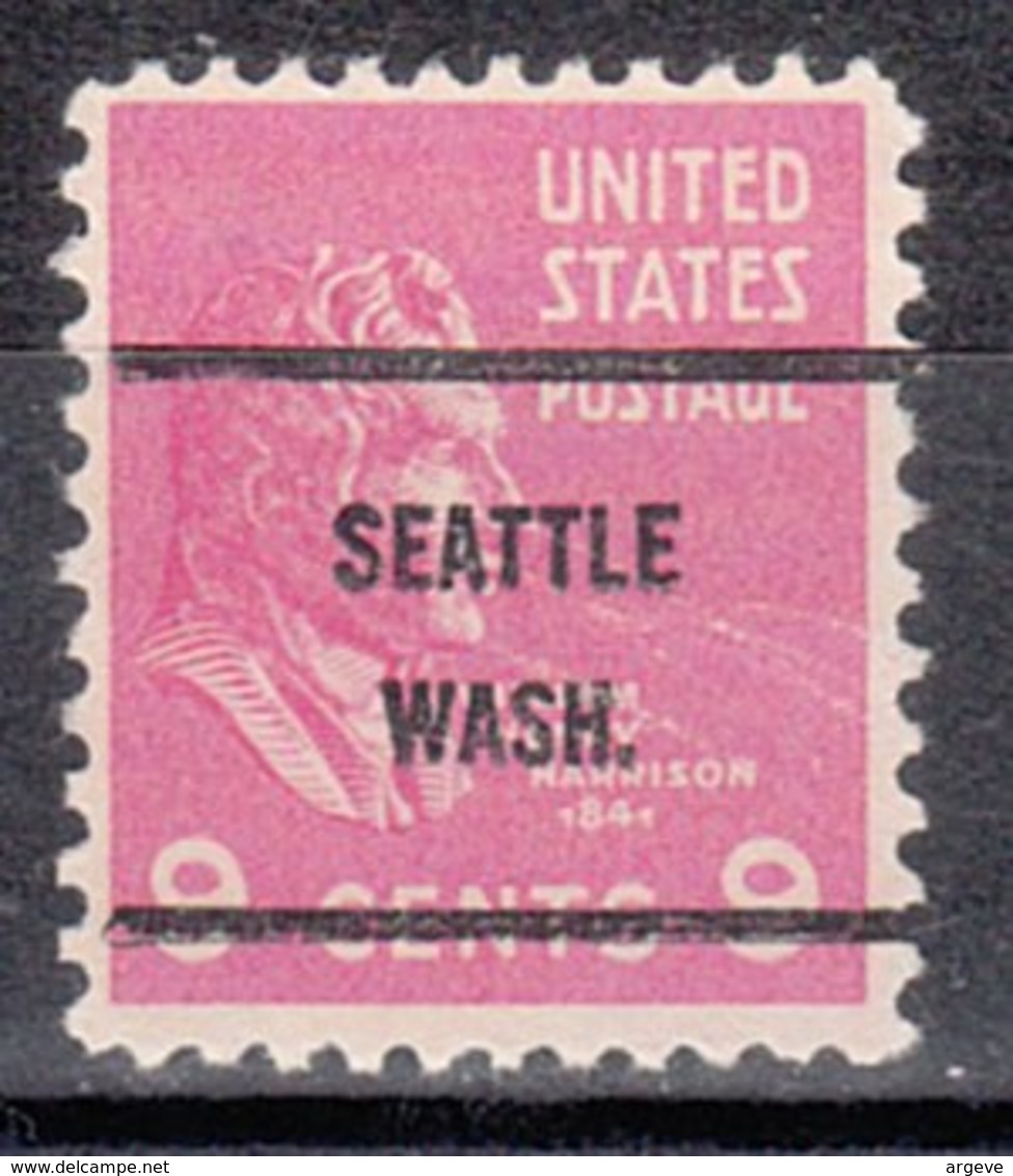 USA Precancel Vorausentwertung Preo, Bureau Washington, Seattle 814-61 - Precancels