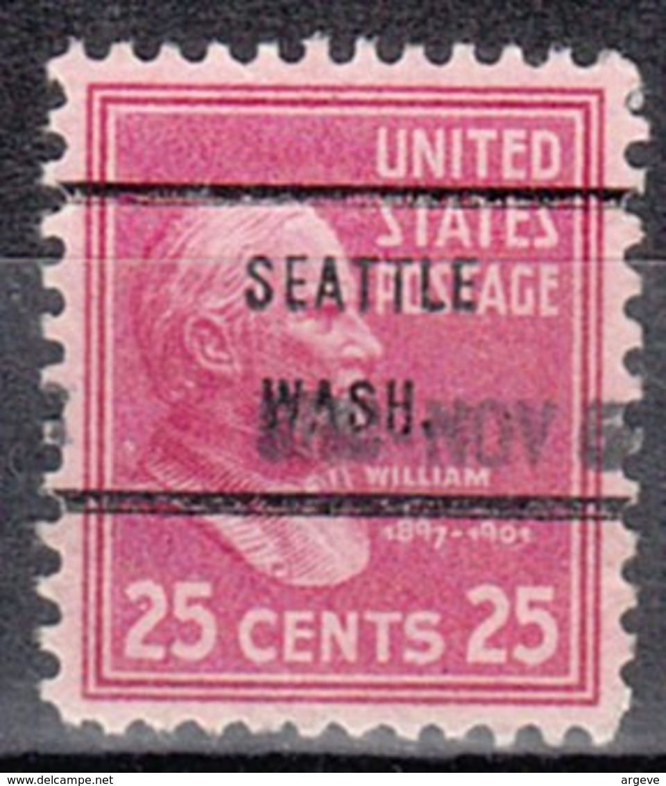 USA Precancel Vorausentwertung Preo, Bureau Washington, Seattle 829-71, Dated - Precancels