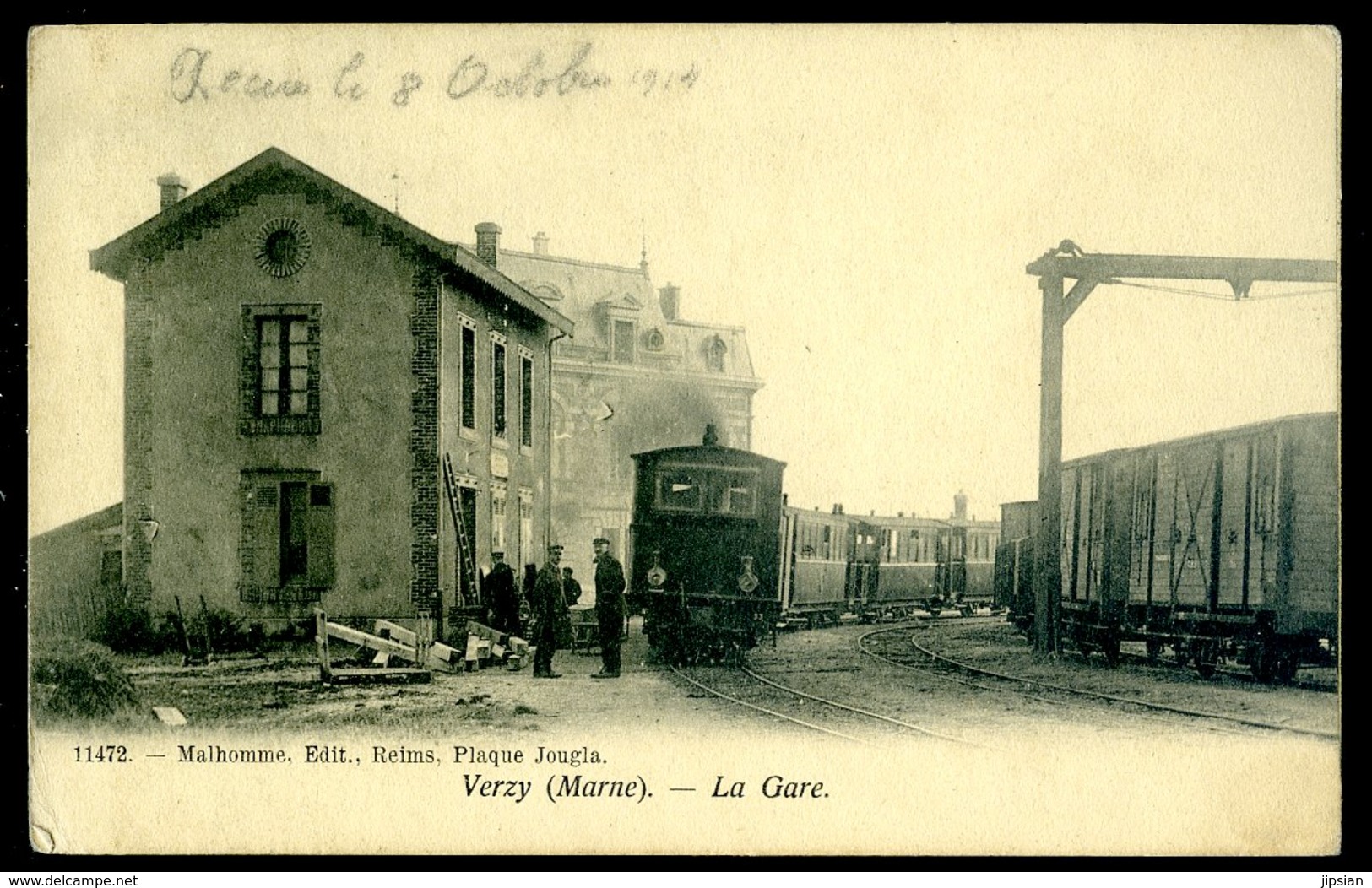 Cpa Du 51 Verzy La Gare   SEPT18-39 - Verzy