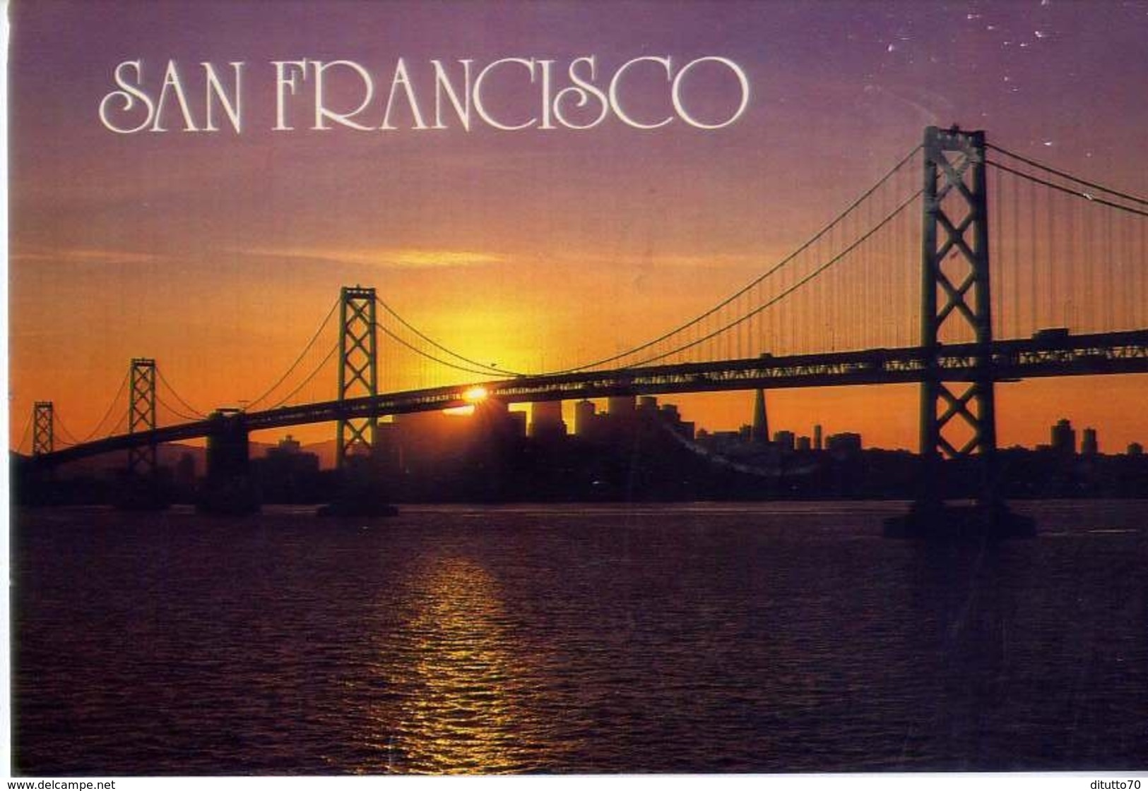 San Francisco - Oakland Bay Bridge - Formato Grande Viaggiata – E 7 - San Francisco