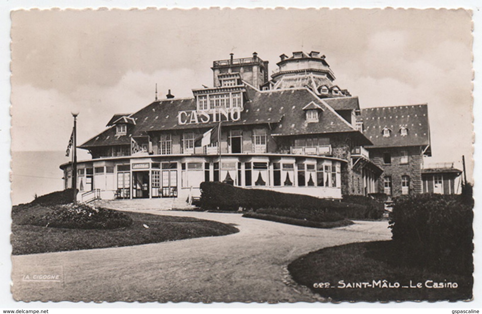 35 SAINT MALO - Edts La Cigogne - Le Casino. Courrier 1952. - Saint Malo