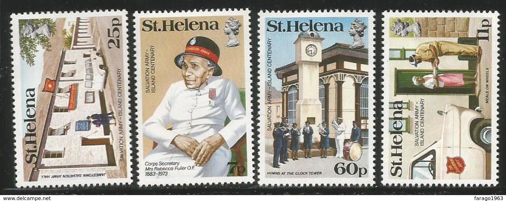 1984 Saint Helena Salvation Army Complete Set Of 4   MNH - Saint Helena Island