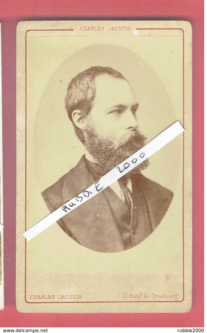 PHOTOGRAPHIE CDV LOUIS PHILIPPE ALBERT D ORLEANS 1838 1894 COMTE DE PARIS LOUIS PHILIPPE II PHILIPPE VII CHARLES JACOTIN - Célébrités