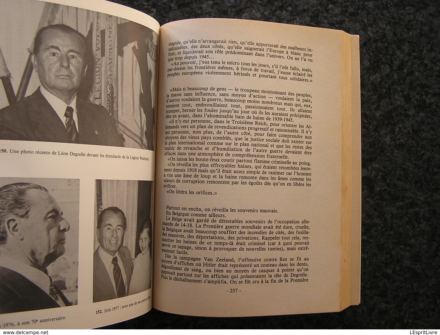 DEGRELLE M' A DIT Dûchesse De Valence Guerre 40 45 Rex Rexisme Waffen SS 1940 1945 Rexiste Bouillon Légion Wallonie