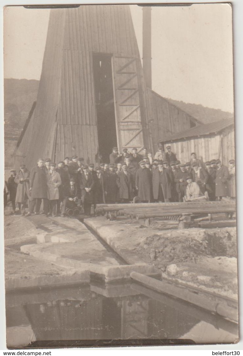 Algérie, Mines De Boudoukha, Au Pied D'un Puits De Mine(1931) (lire Détails) - Historical Documents