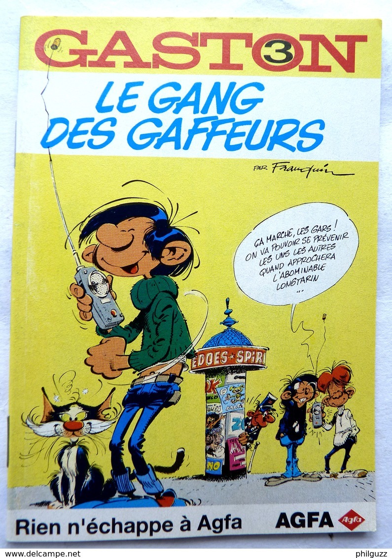 ALBUM BANDES DESSINEES PUBLICITAIRE AGFA  GASTON LAGAFFE FRANQUIN  T3 1996 (1) - Gaston