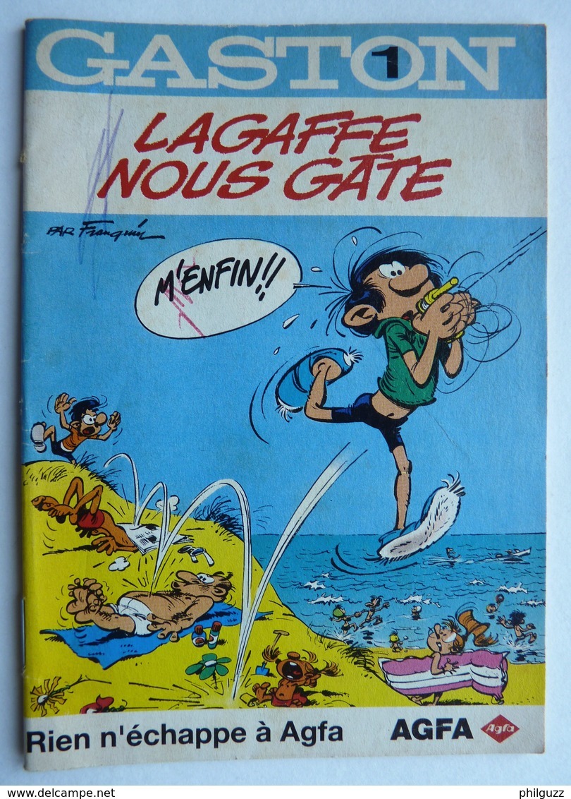 ALBUM BANDES DESSINEES PUBLICITAIRE AGFA  GASTON LAGAFFE FRANQUIN  T1 1996 (1) - Gaston