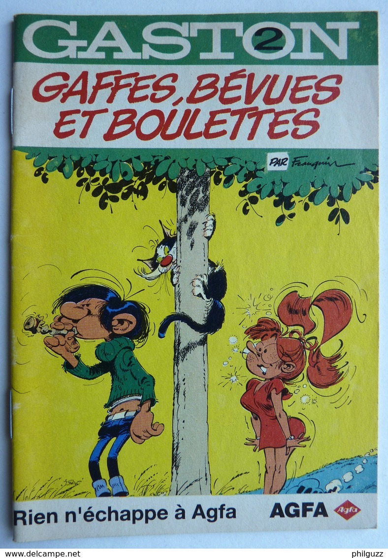 ALBUM BANDES DESSINEES PUBLICITAIRE AGFA  GASTON LAGAFFE FRANQUIN  T2 1996 (2) - Gaston