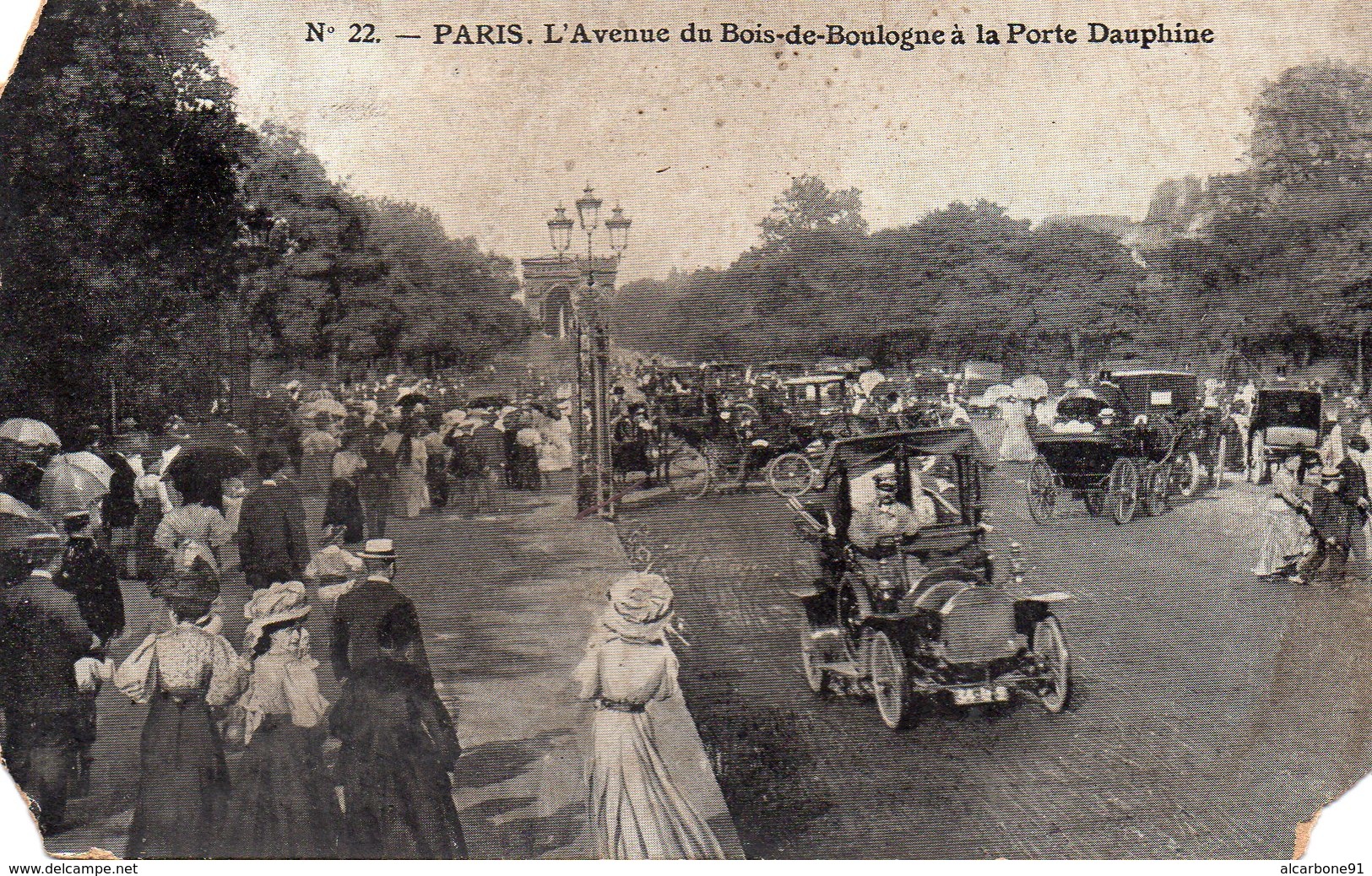 PARIS - L'avenue Du Bois De Boulogne à La Porte Dauphine - Autres & Non Classés