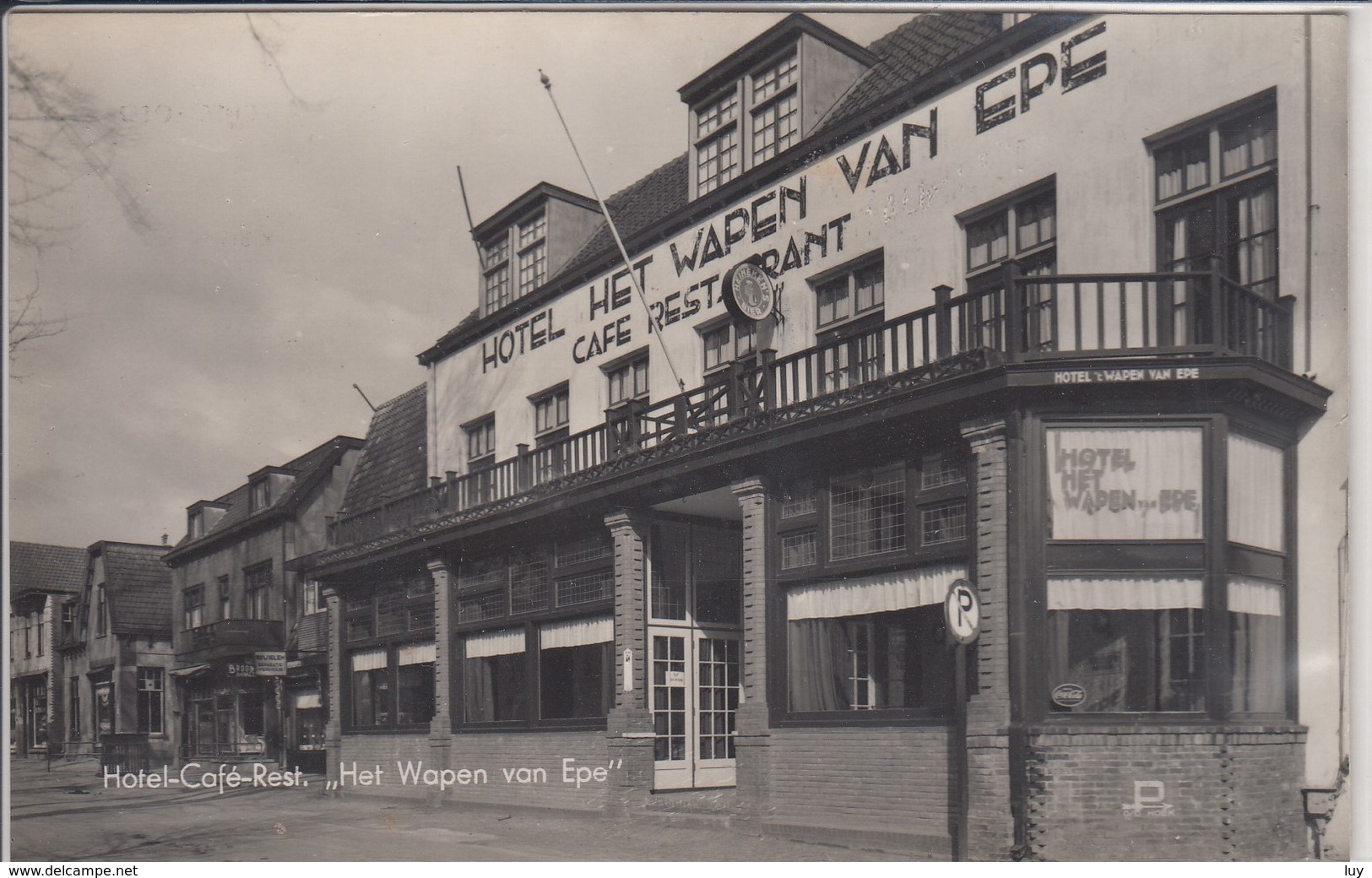 EPE HOTEL CAFÉ RESTAURANT  HET WAPEN VAN EPE   1944 - Epe