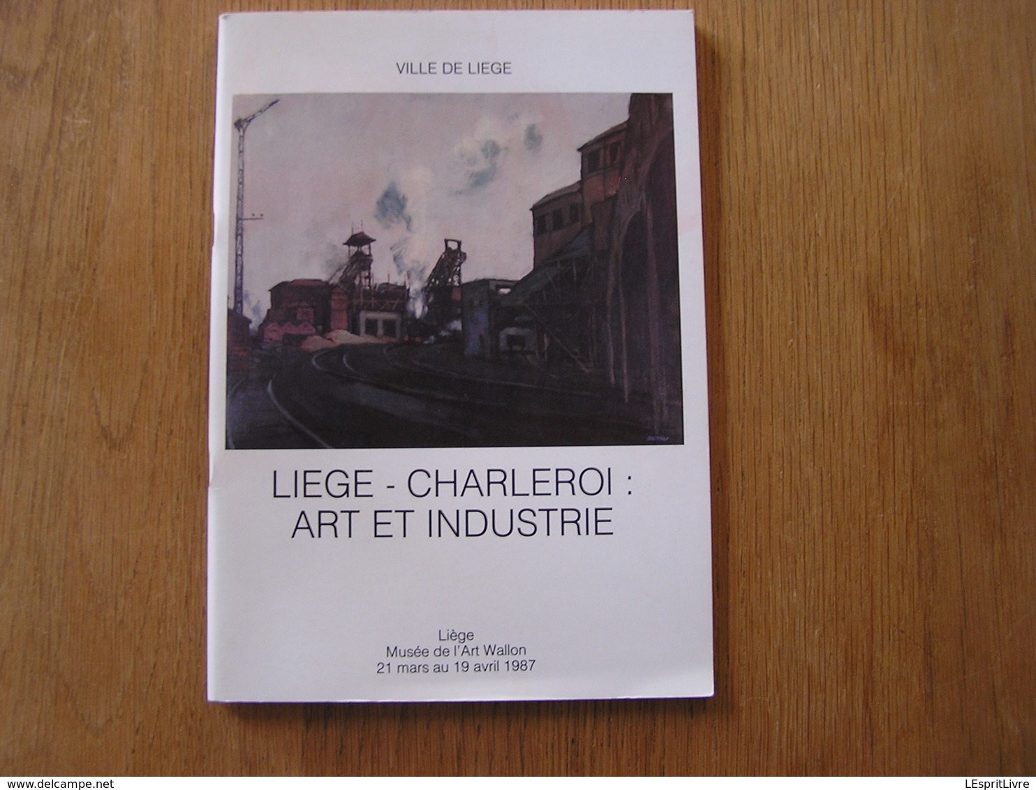 LIEGE CHARLEROI Art Et Industrie Catalogue Peinture Artistes Peintres Belges Musée De L'Art Wallon 1987 - Art