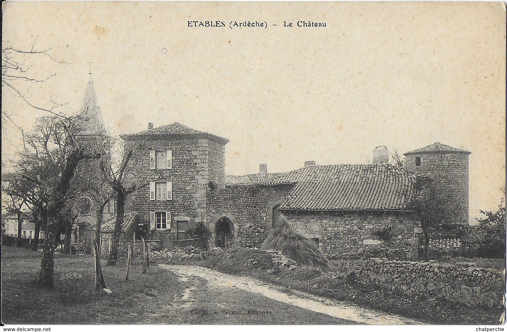 ETABLES 07 ARDÈCHE LE CHÂTEAU  EDIT. BERAUD - Autres & Non Classés