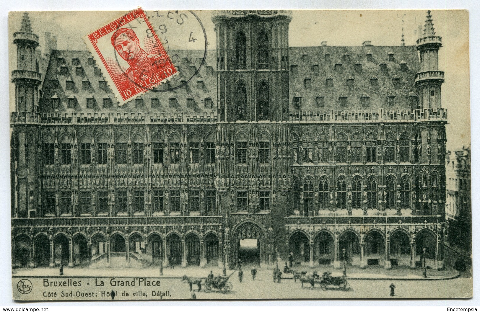 CPA - Carte Postale - Belgique - Bruxelles - La Grand Place - 1912 (SV5961) - Places, Squares