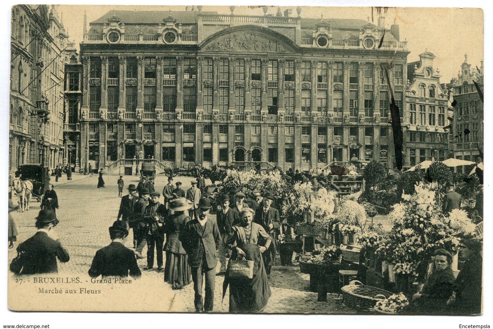 CPA - Carte Postale - Belgique - Bruxelles - Marché Aux Fleurs (SV5962) - Markten