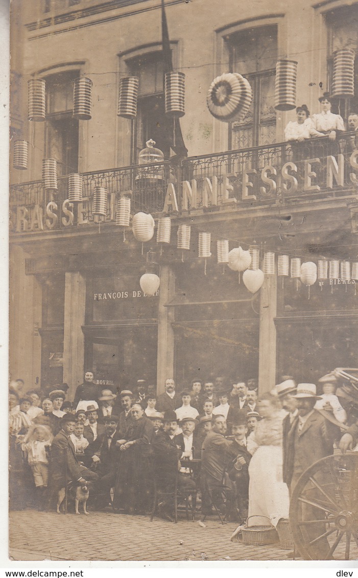 Brasserie Anneessens - Animé - à Situer - Carte-photo - Cafés