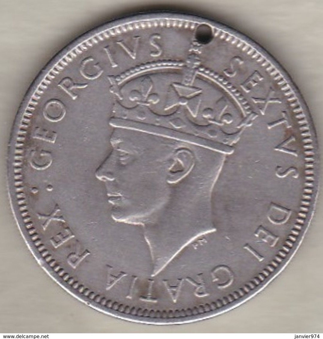 Chypre 2 Shillings 1949 George VI - Chypre