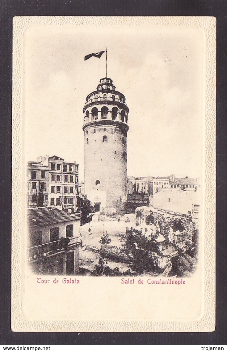 TRPR7-81 CONSTANTINOPLE ROUR DE GALATA - Turkey