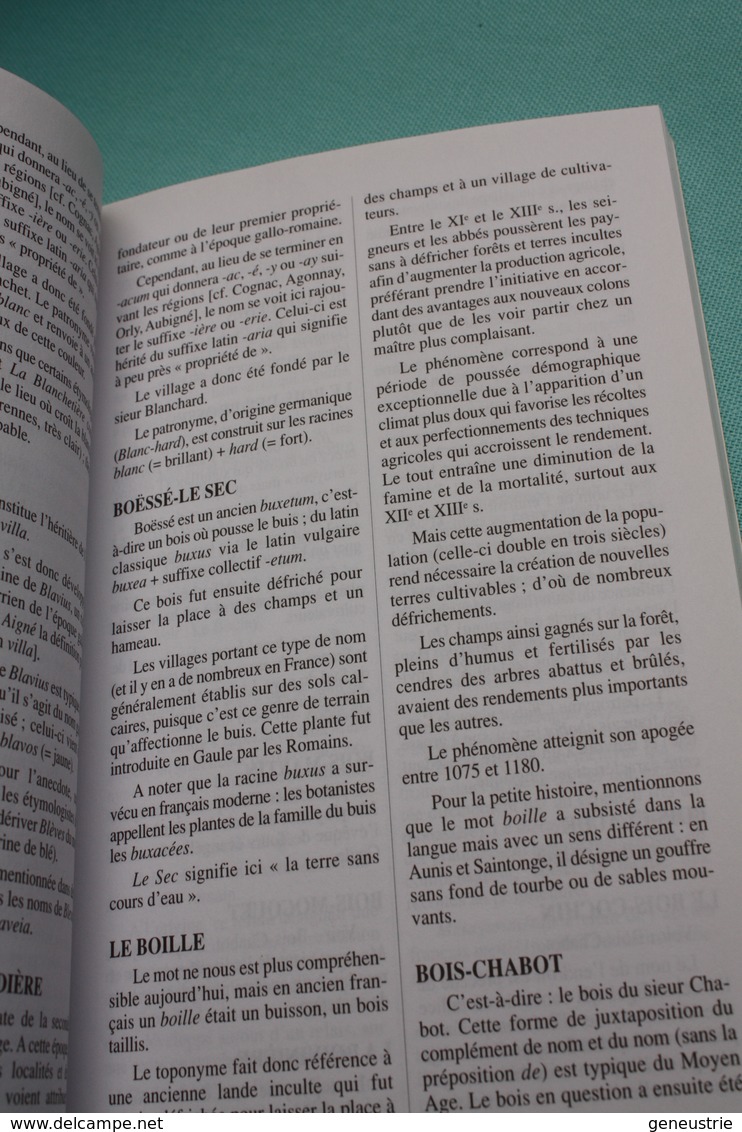 Livre 2002 "Origine Des Noms De Villes Et Villages De La Sarthe Par Jean-Marie Cassagne & Mariola Korsak" - Pays De Loire