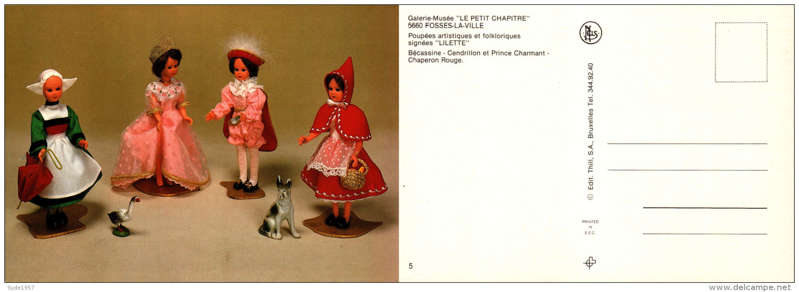 Bécassine, Cendrillon Et Prince Charmant, Chaperon Rouge - Costumes