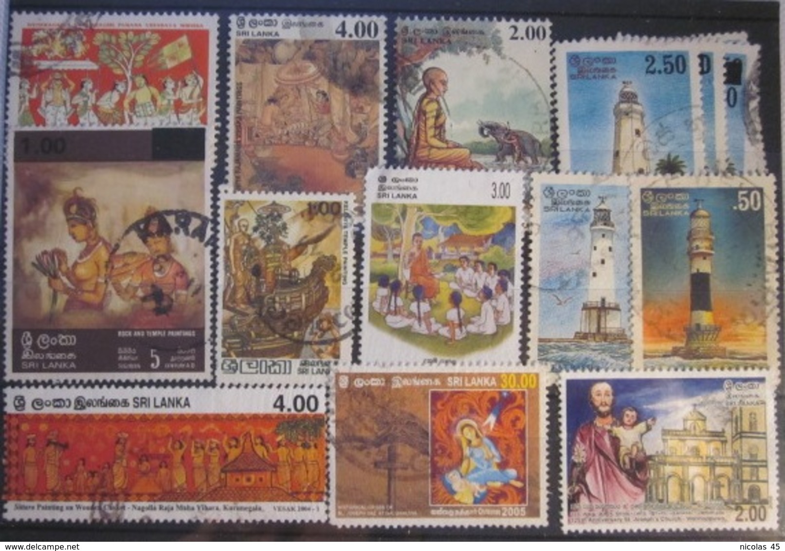 Gros lot timbres monde - Thématiques - Voir photos