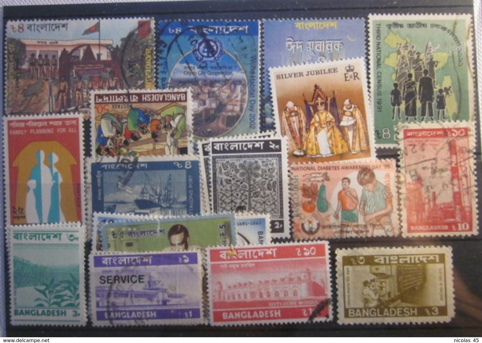 Gros lot timbres monde - Thématiques - Voir photos