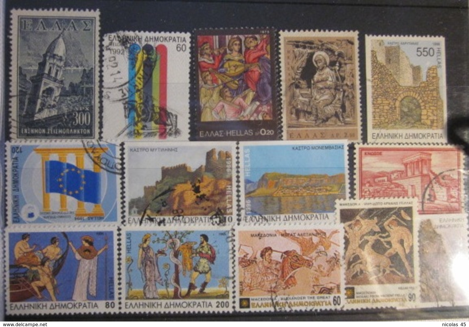 Gros lot timbres monde - Thématiques - Voir photos