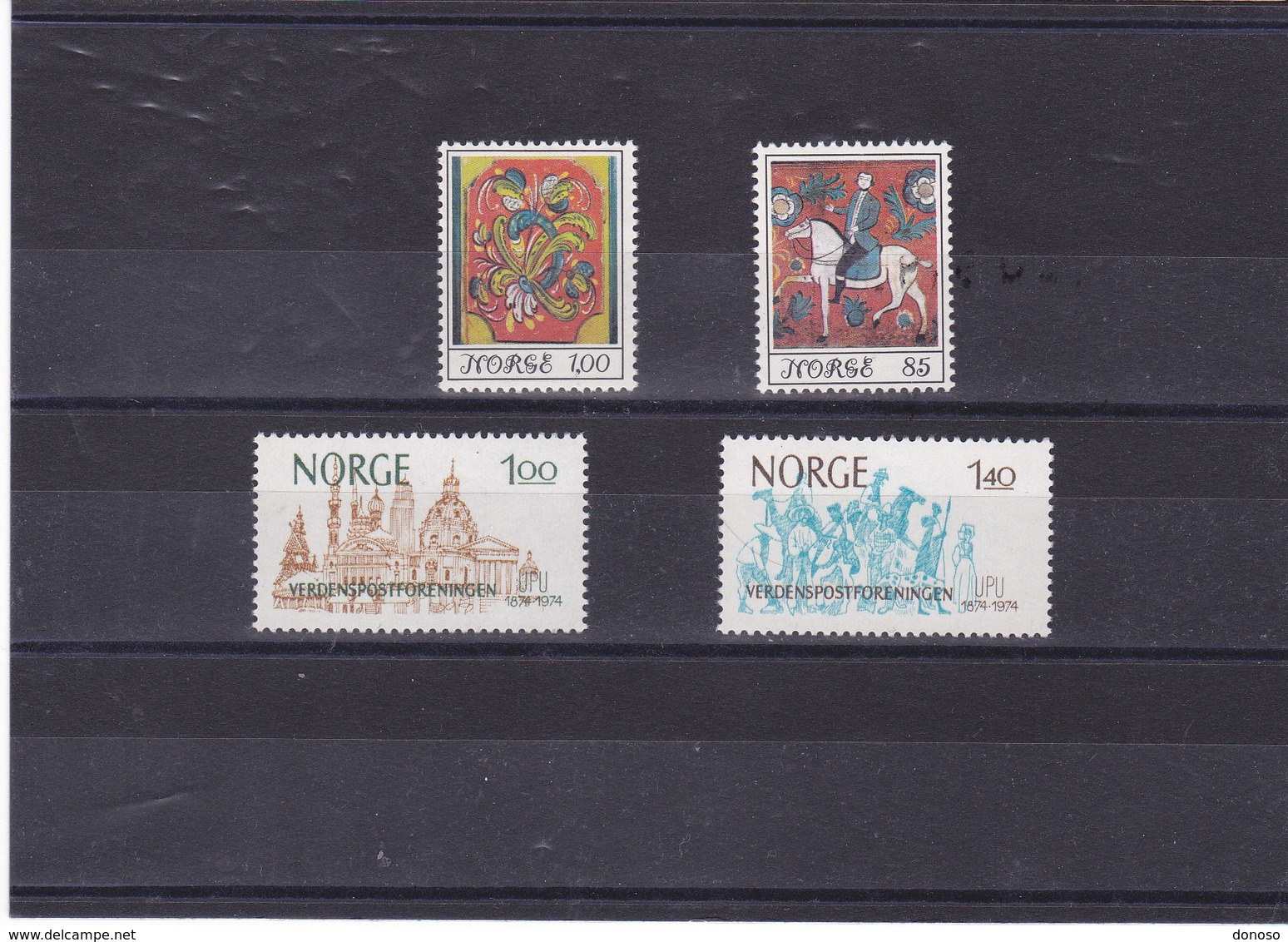 NORVEGE 1974 Yvert  647-650 NEUF** MNH - Neufs