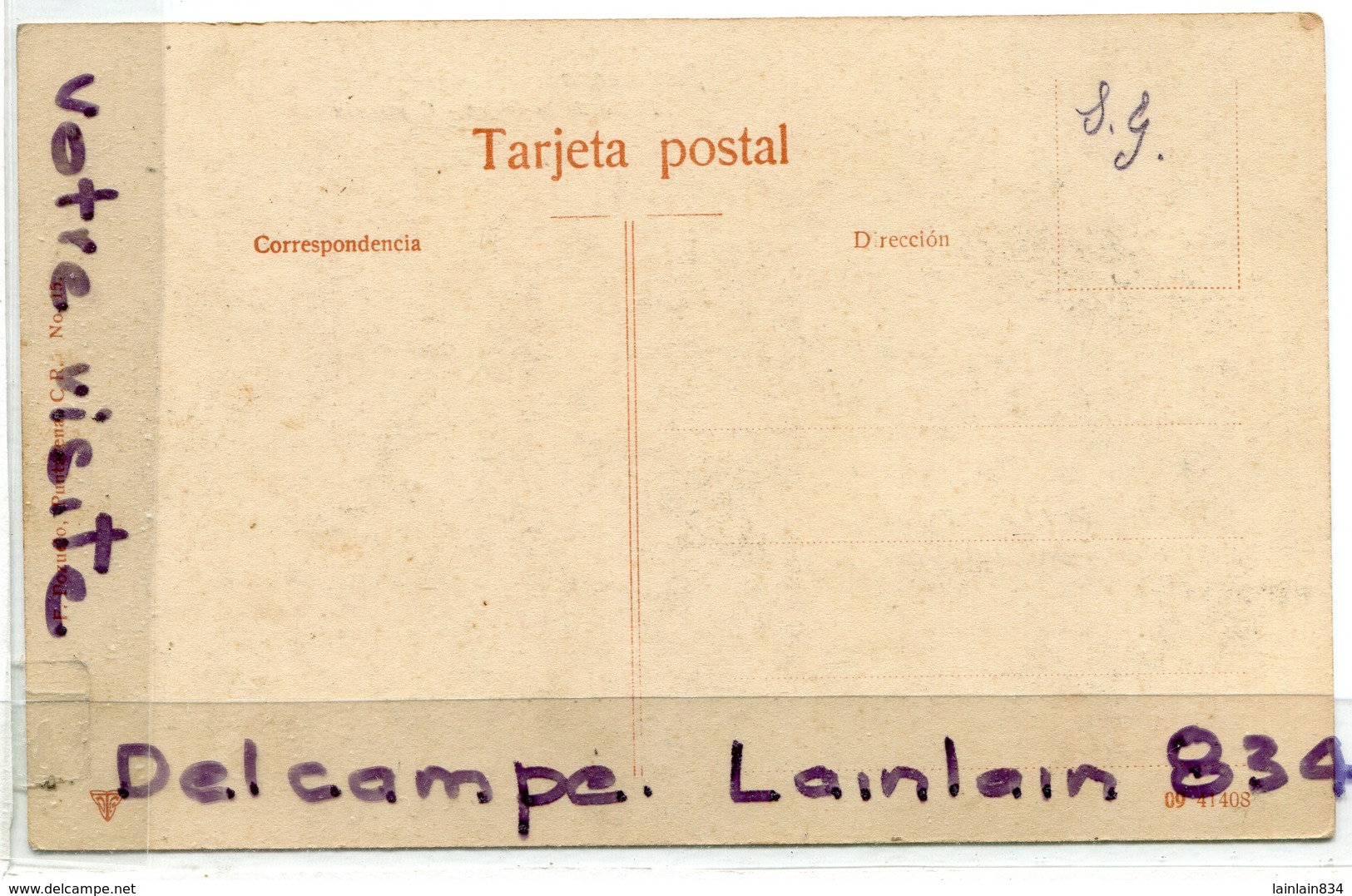 - Costa Rica - Pontarenas - Paséo De La Playa, Capiterie, Coins Ok, épaisse, Non écrite, TTBE, Scans. - Costa Rica