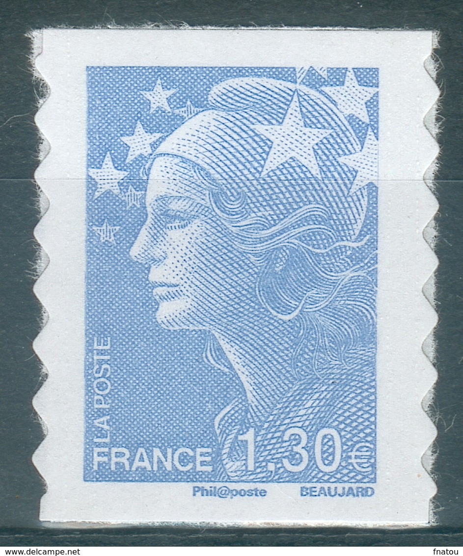 France, "Marianne De Beaujard", 1.30€, 2009, MNH VF Self-adhesive Stamp - Unused Stamps