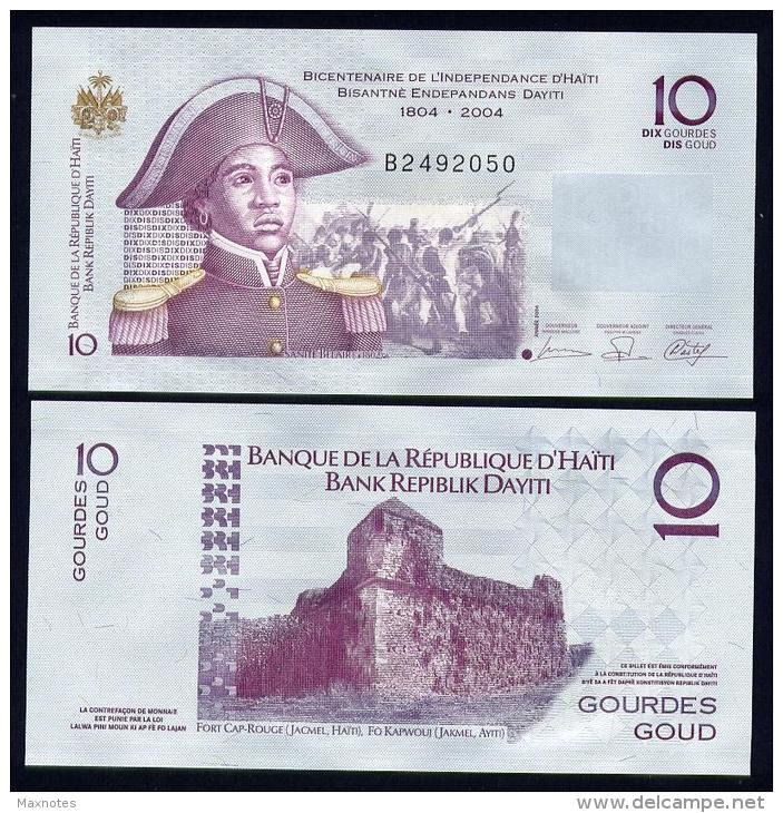 HAITI  : 10 Gourdes - 2006 - UNC - Haiti