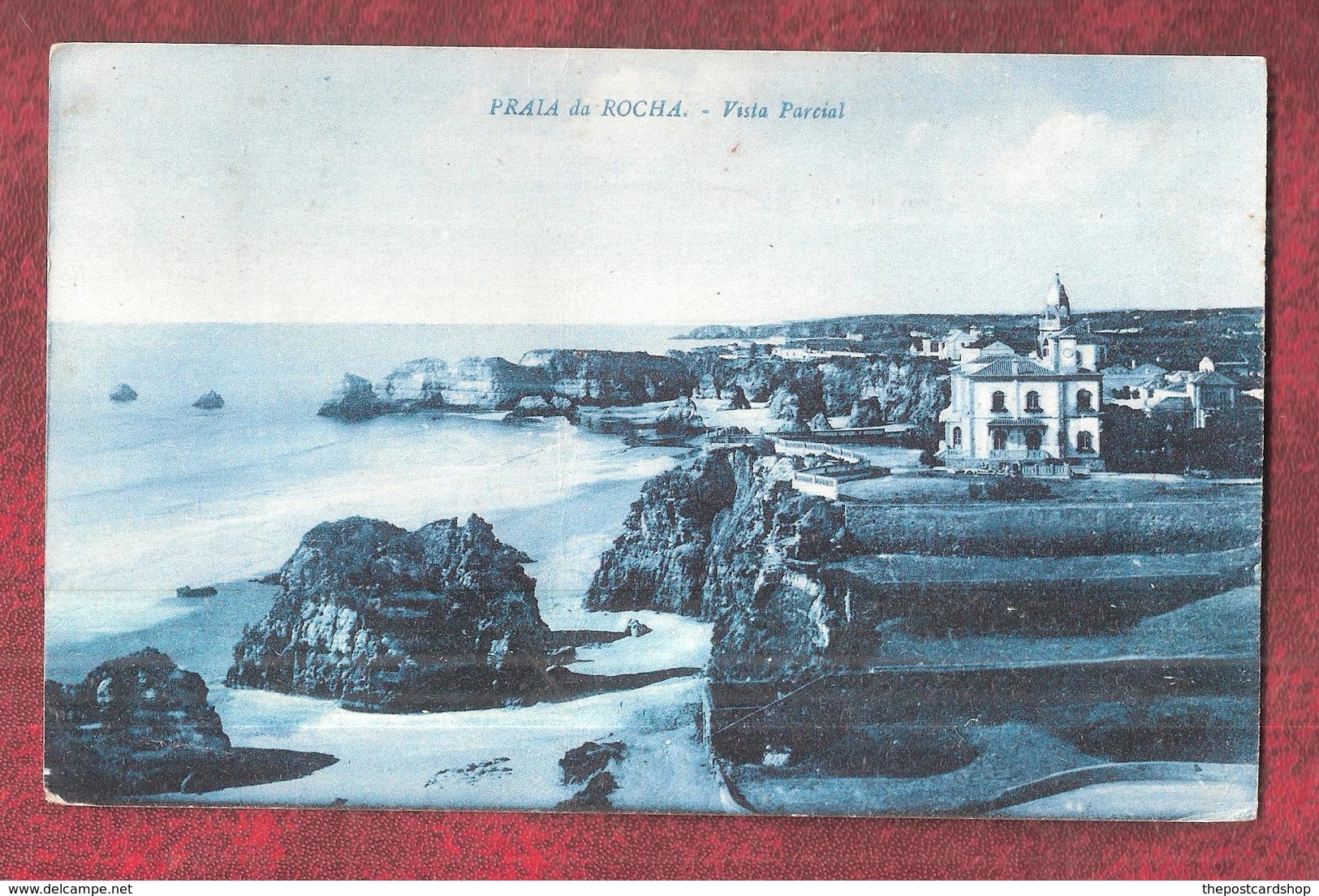 PORTUGAL + STAMP PRAIA DA ROCHA VISTA PARCIAL ALGARVE - Faro