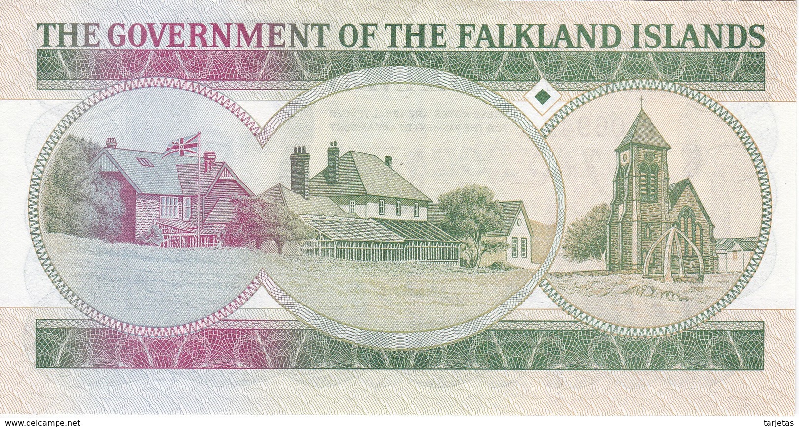 BILLETE DE FALKLAND ISLANDS DE 10 POUNDS DEL AÑO 1986 (BANKNOTE) - Islas Malvinas