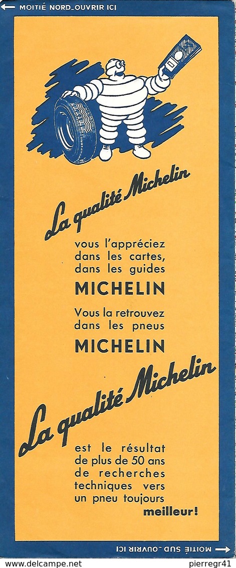 CARTE-ROUTIERE-MICHELIN-1955-56/-N°9-AMSTERDAM-BRUXELLES-PARIS-PAS De PLI  DECHIRE-TBE - Cartes Routières