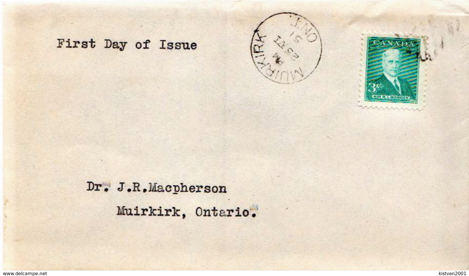 Postal History Cover: Canada 2 Covers From 1951 - Covers & Documents