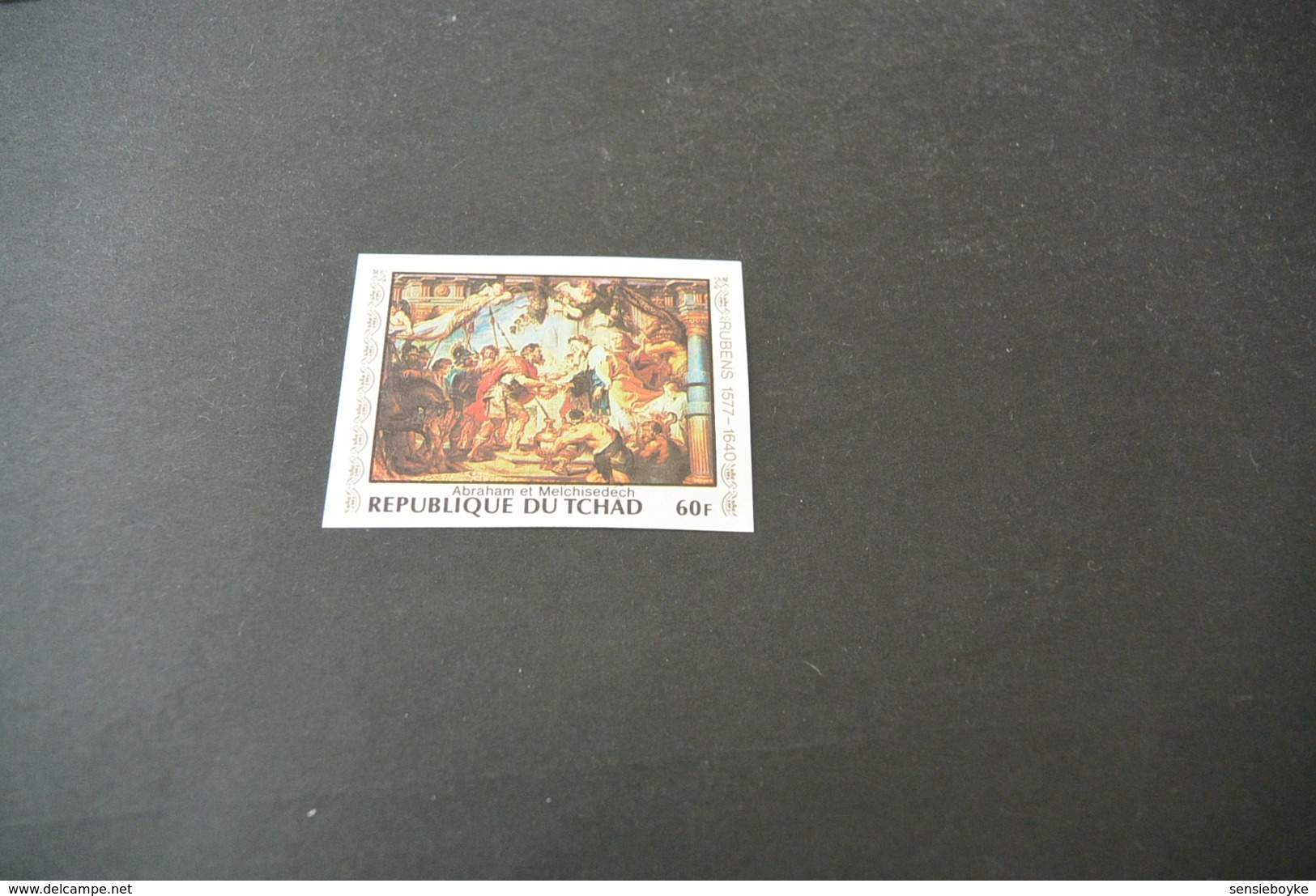 K16912 - Stamp Imperf. MNH Tchad - Painting Rubens -  Abraham Et Melchisedech - Paintings