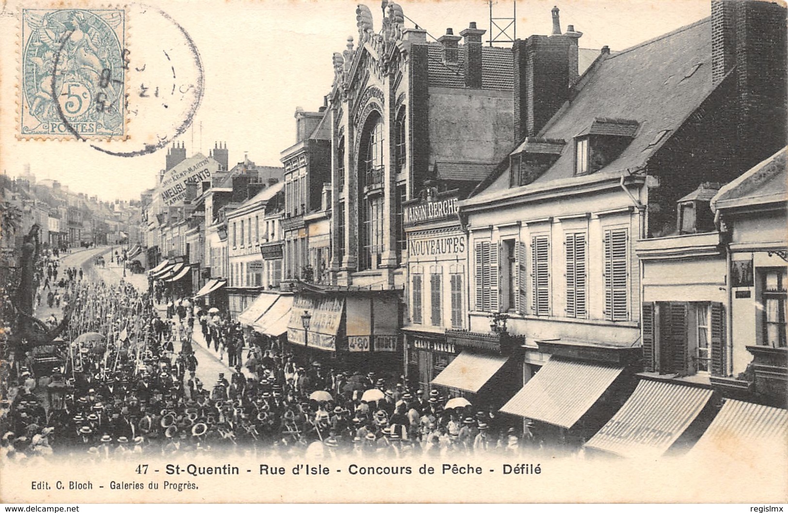 02-SAINT QUENTIN-RUE D ISLE DEFILE CONCOURS DE PECHE-N°R2040-C/0209 - Saint Quentin