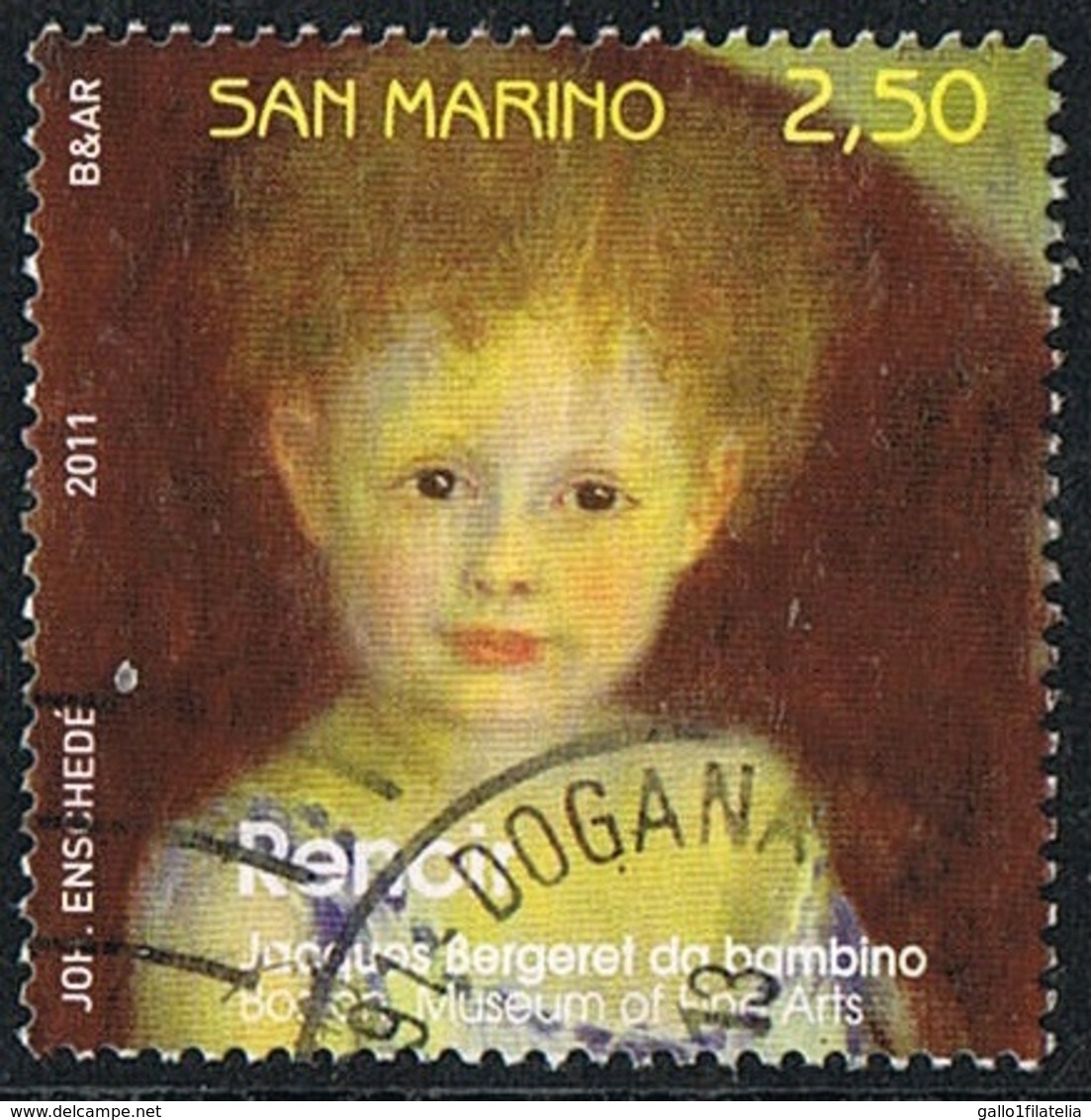 2011 - SAN MARINO - DIPINTO / PAINTING - USATO/USED - Usati