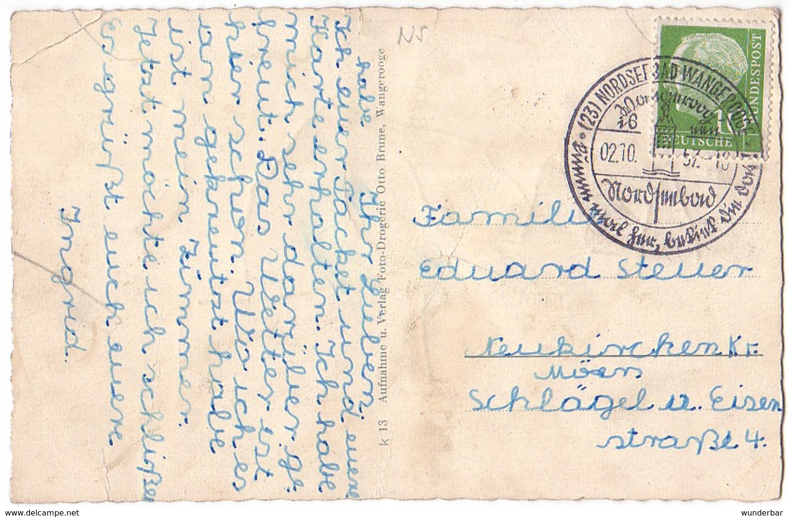 Wangerooge  1957  (z5773) - Wangerooge