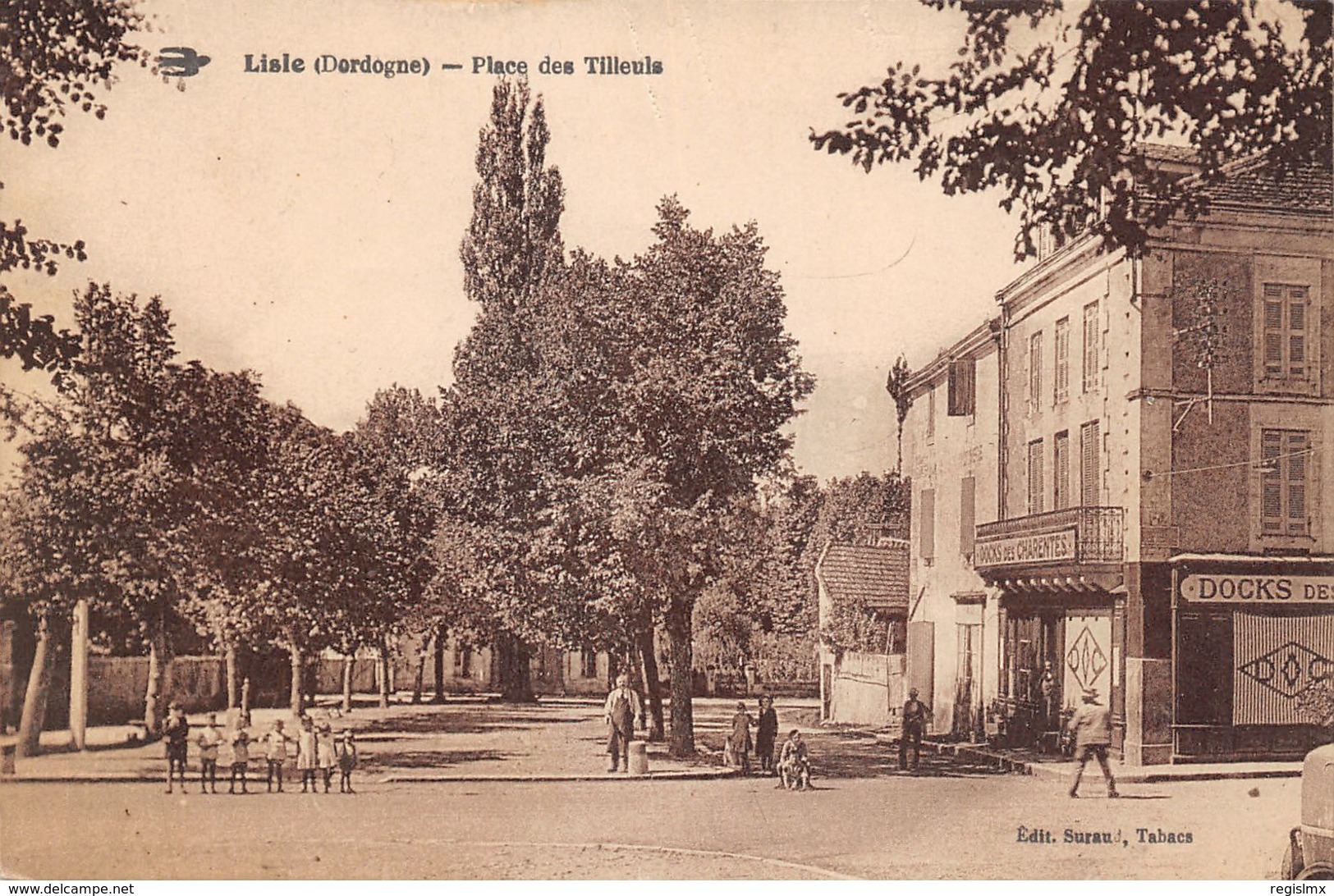 24-LISLE-ENFANTS PLACE DES TILLEULS-N°R2041-E/0311 - Autres & Non Classés