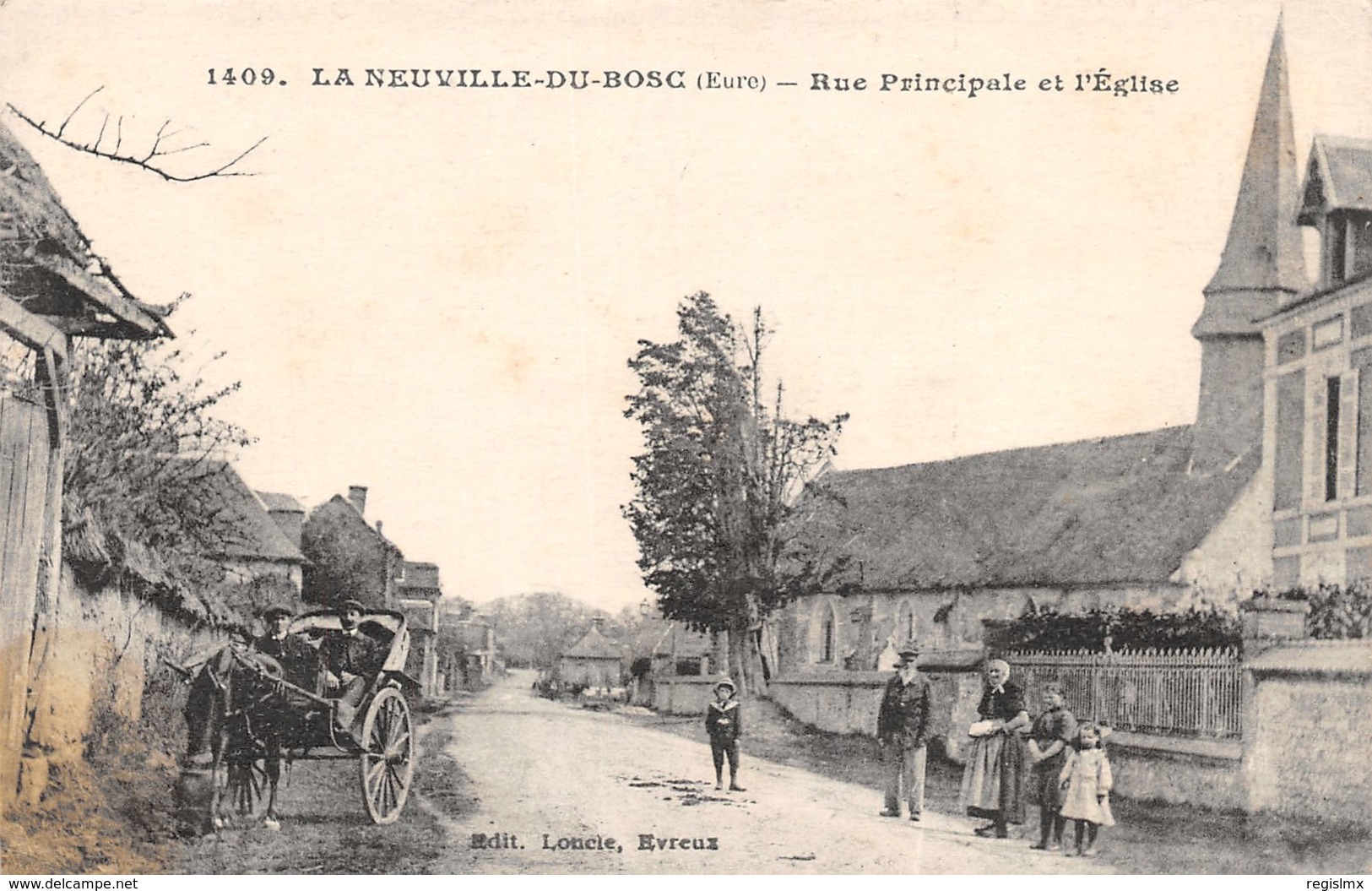 27-LA NEUVILLE DU BOSC-SCENE DE RUE-N°R2041-G/0091 - Autres & Non Classés