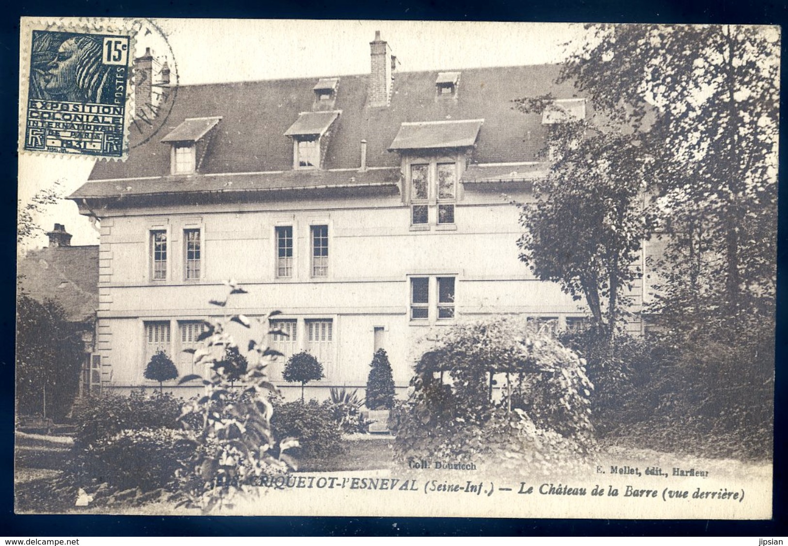 Cpa Du 76 Criquetot L' Esneval Le Château De La Barre -- Vue Derrière     SEPT18-42 - Criquetot L'Esneval